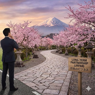 Long-term partnership mindset in Japan