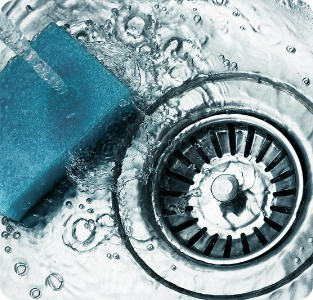 排水口と水流のイメージ（概念）